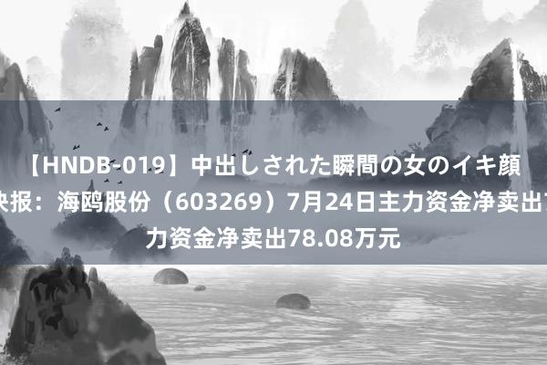 【HNDB-019】中出しされた瞬間の女のイキ顔 股票行情快报：海鸥股份（603269）7月24日主力资金净卖出78.08万元