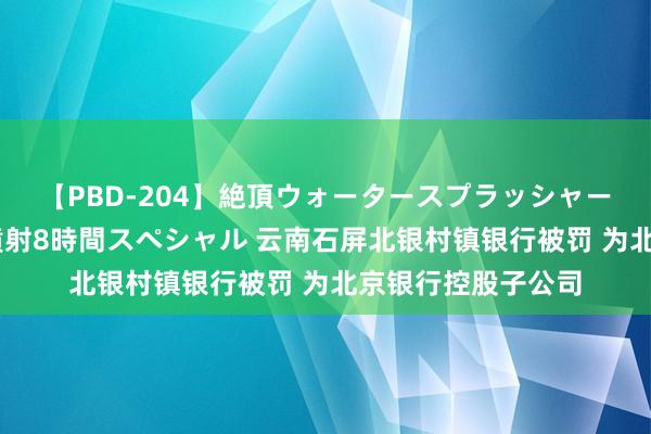 【PBD-204】絶頂ウォータースプラッシャー 放尿＆潮吹き大噴射8時間スペシャル 云南石屏北银村镇银行被罚 为北京银行控股子公司