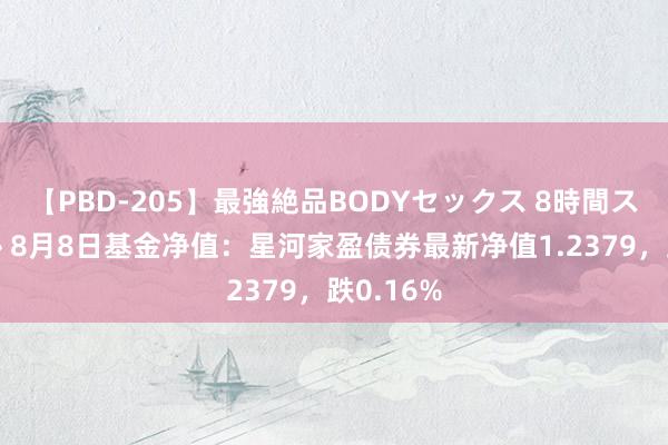 【PBD-205】最強絶品BODYセックス 8時間スペシャル 8月8日基金净值：星河家盈债券最新净值1.2379，跌0.16%