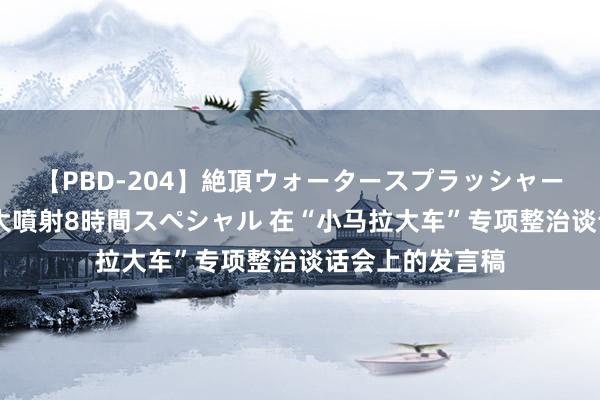 【PBD-204】絶頂ウォータースプラッシャー 放尿＆潮吹き大噴射8時間スペシャル 在“小马拉大车”专项整治谈话会上的发言稿