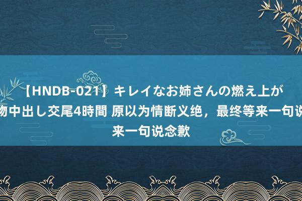 【HNDB-021】キレイなお姉さんの燃え上がる本物中出し交尾4時間 原以为情断义绝，最终等来一句说念歉